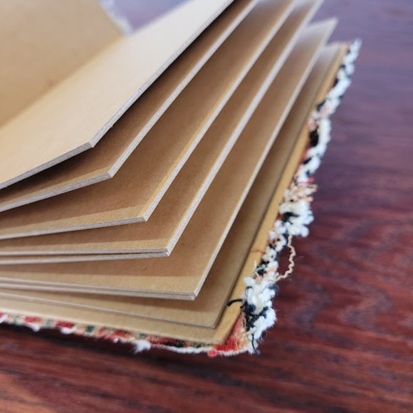 Art Journal Pray Yoga Vintage Lace Tapestry Nature Drawing Book Handmade OOAK - Picture 6 of 11